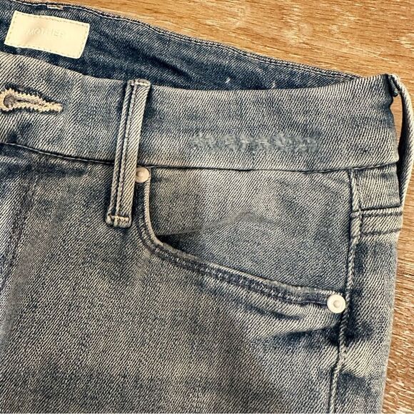 Mother The Looker Ankle Fray Jeans knock on wood size 25 - Picture 4 of 16